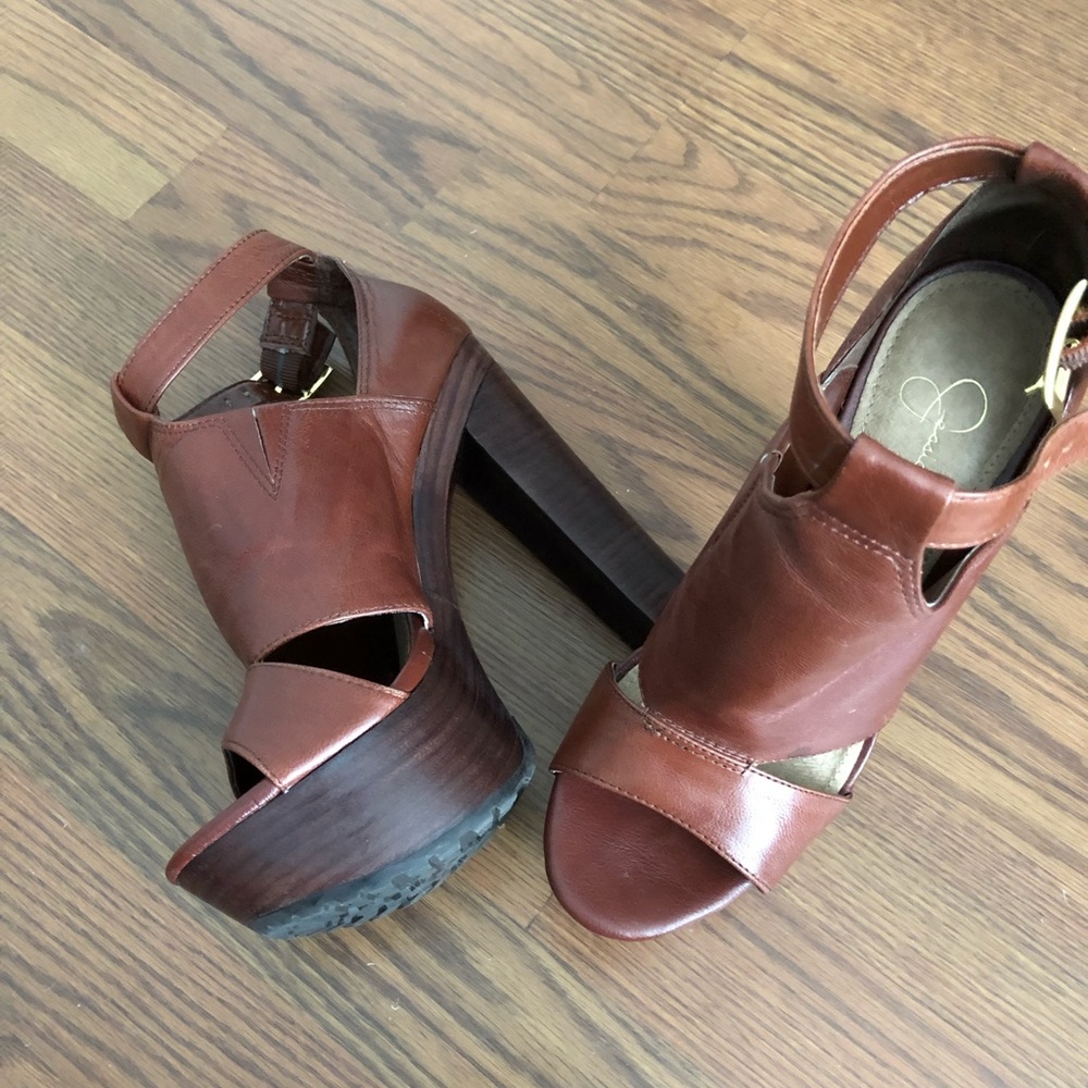 Jessica Simpson platform heels, size 7